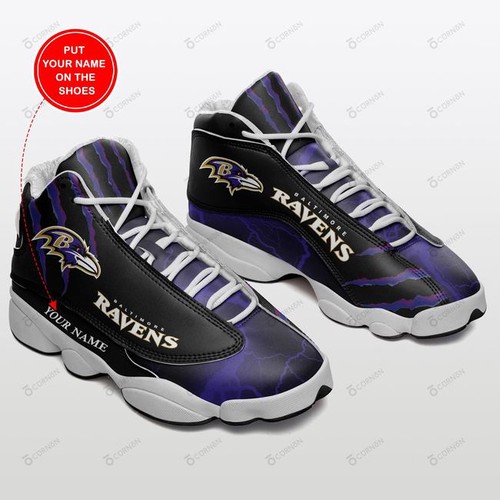 Tubopro Baltimore Ravens AJ13 Sneakers Shoes For Men And Women