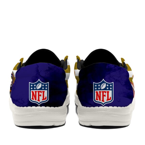 Tubopro Baltimore Ravens Personalized Hey Dude Shoes For Men And Women - Image 4