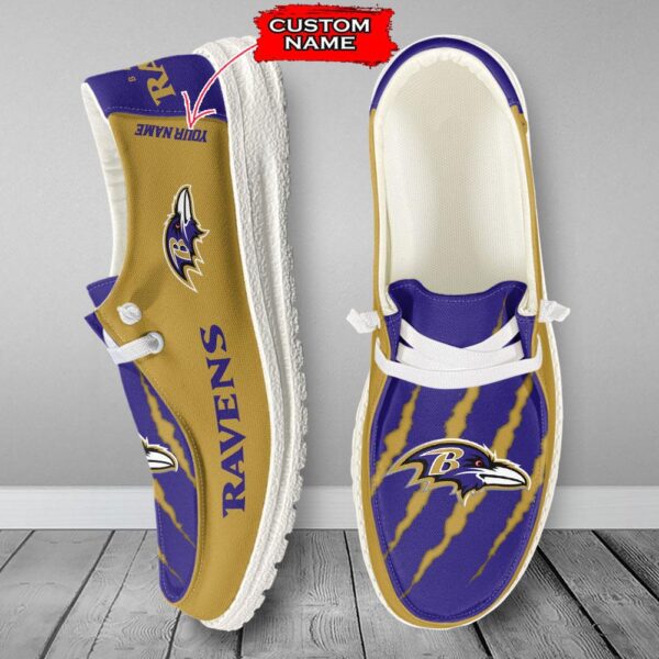 Tubopro Baltimore Ravens Hey Dude Shoes For Men And Women - Image 6