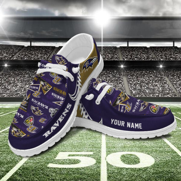 Tubopro Baltimore Ravens Hey Dude Shoes For Men And Women