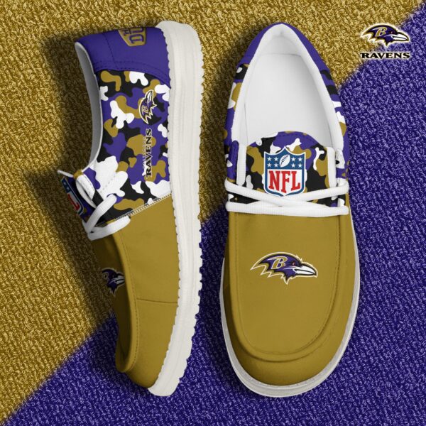 Tubopro Baltimore Ravens Hey Dude Shoes For Men And Women
