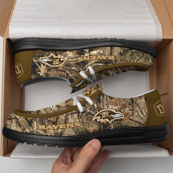 Tubopro Baltimore Ravens Hey Dude Shoes For Men And Women - Image 4