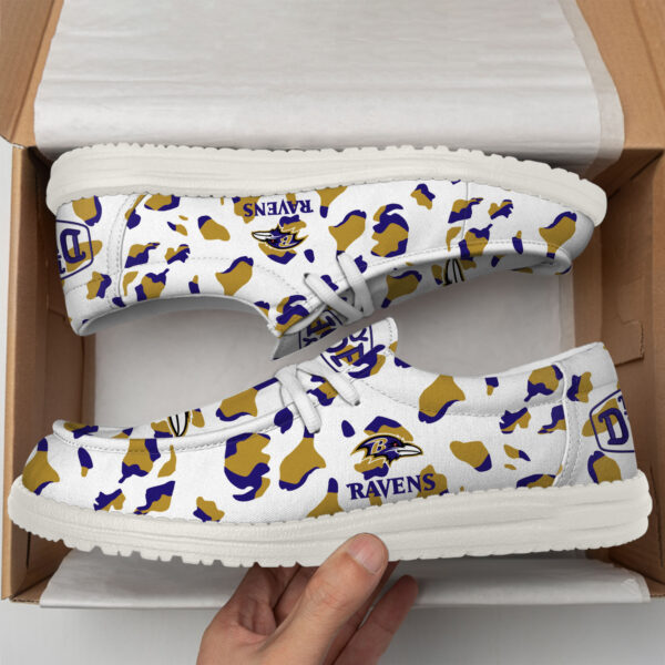 Tubopro Baltimore Ravens Hey Dude Shoes For Men And Women Ver2 - Image 4