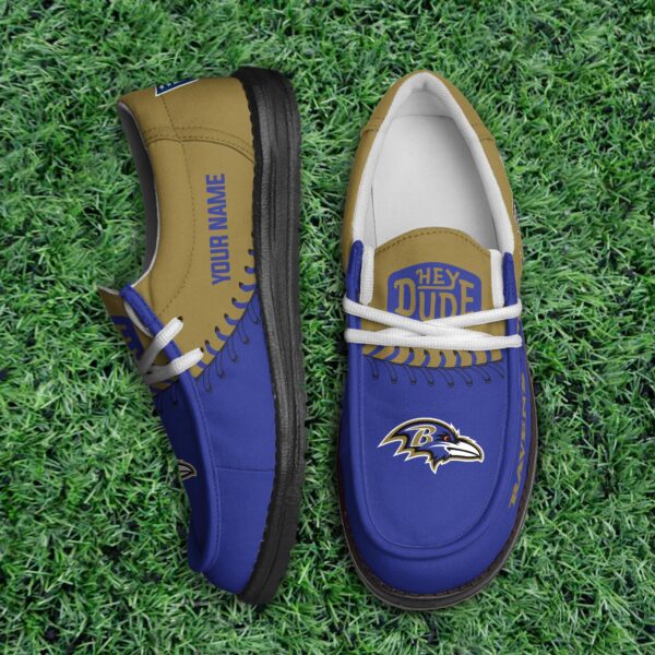 Tubopro Baltimore Ravens Hey Dude Shoes For Men And Women - Image 2