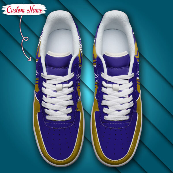 Tubopro Baltimore Ravens NFL Air Low-Top Sneakers Shoes For Men And Women - Image 5