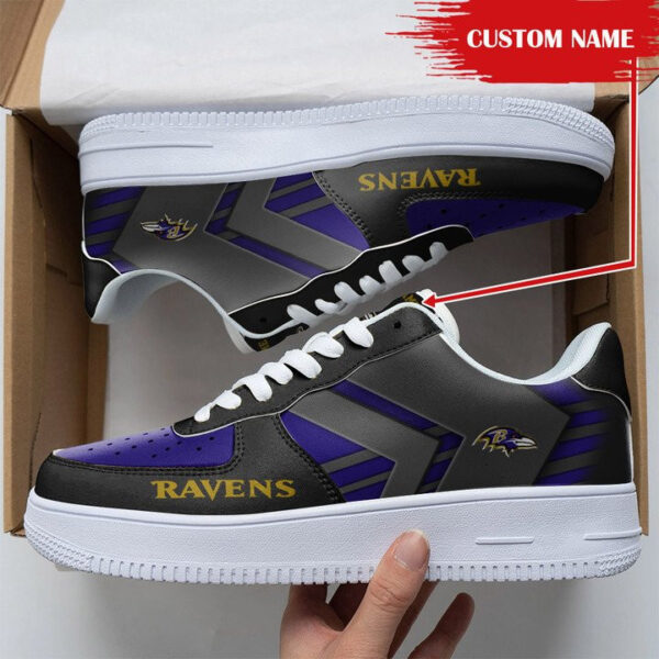 Tubopro Baltimore Ravens NFL Air Low-Top Sneakers Shoes For Men And Women