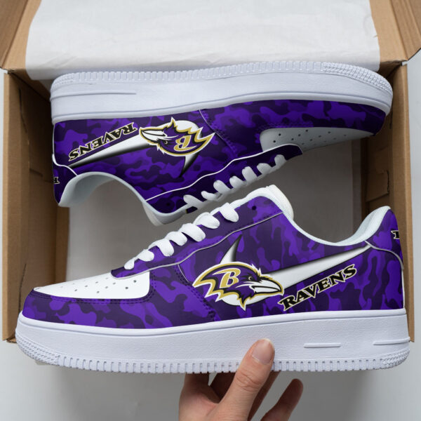 Tubopro Baltimore Ravens NFL Air Low-Top Sneakers Shoes For Men And Women
