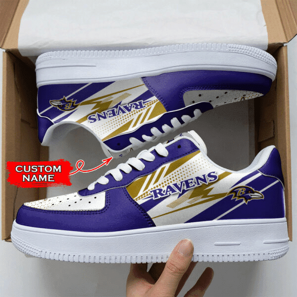 Tubopro Baltimore Ravens NFL Air Low-Top Sneakers Shoes For Men And Women