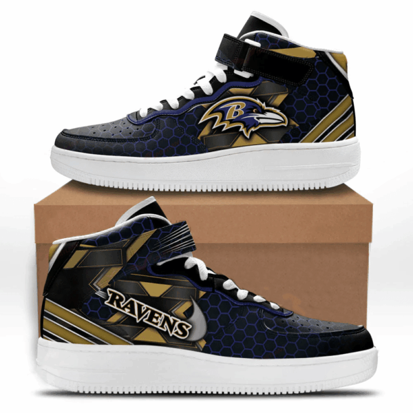 Tubopro Baltimore Ravens NFL Air Low-Top Sneakers Shoes For Men And Women