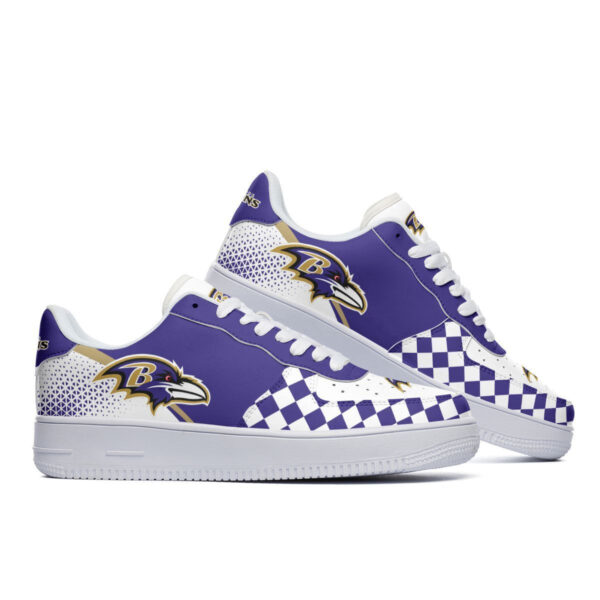 Tubopro Baltimore Ravens NFL Air Low-Top Sneakers Shoes For Men And Women - Image 2