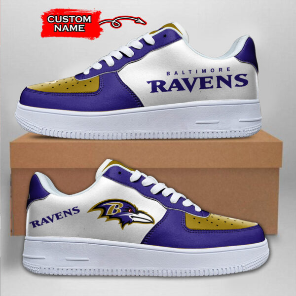 Tubopro Baltimore Ravens NFL Air Low-Top Sneakers Shoes For Men And Women