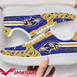 Tubopro Baltimore Ravens NFL Air Low-Top Sneakers Shoes For Men And Women