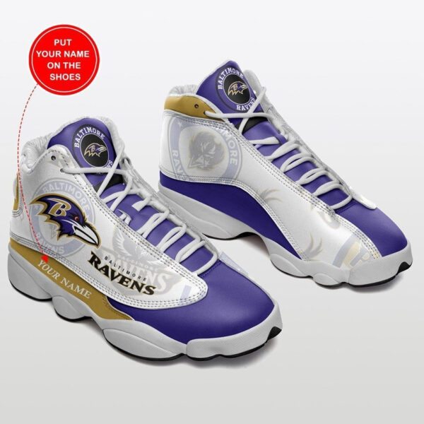 Tubopro Baltimore Ravens NFL AJ13 Sneakers Shoes For Men And Women