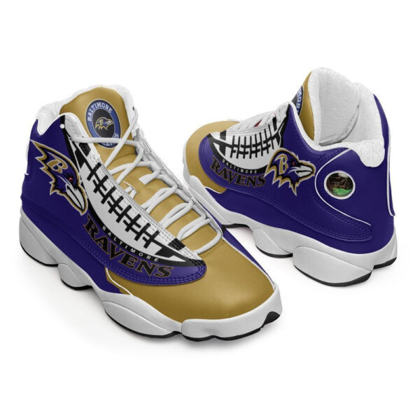 Tubopro Baltimore Ravens NFL AJ13 Sneakers Shoes For Men And Women