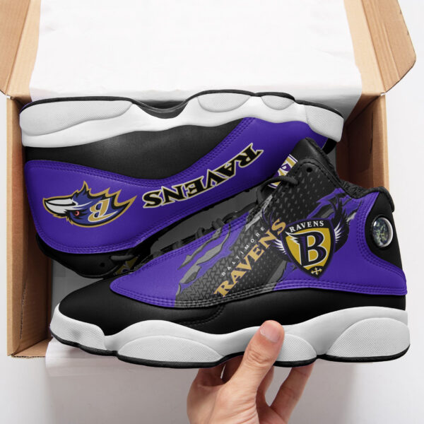 Tubopro Baltimore Ravens NFL AJ13 Sneakers Shoes For Men And Women