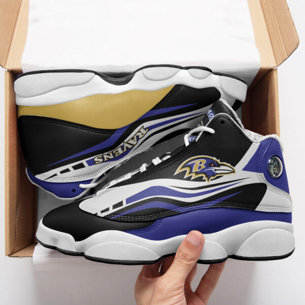 Tubopro Baltimore Ravens NFL AJ13 Sneakers Shoes For Men And Women