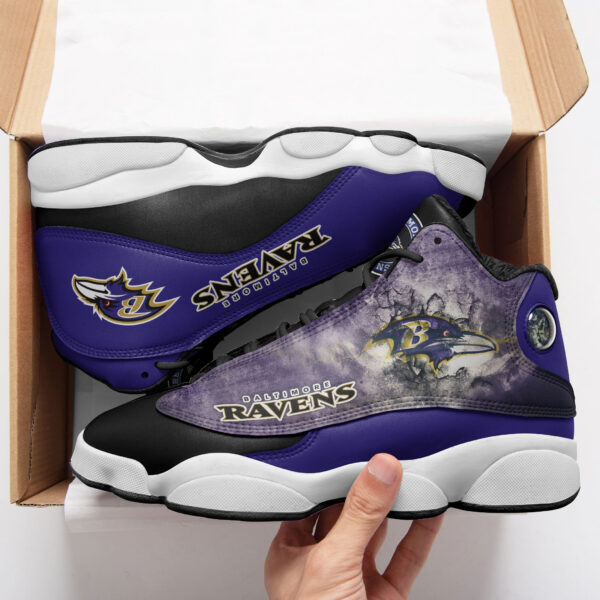Tubopro Baltimore Ravens NFL AJ13 Sneakers Shoes For Men And Women