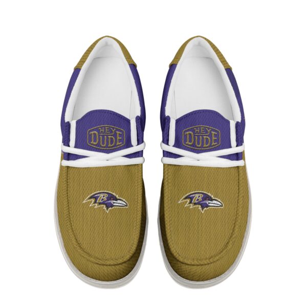 Tubopro Baltimore Ravens Personalized Hey Dude Shoes For Men And Women - Image 4