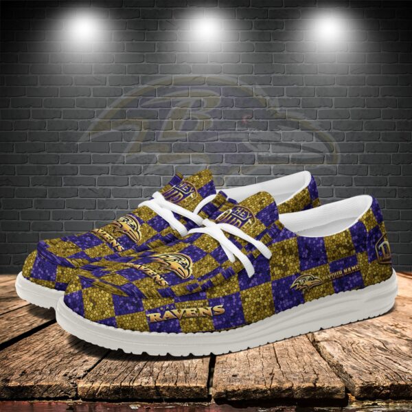 Tubopro Baltimore Ravens Personalized Hey Dude Shoes For Men And Women - Image 3