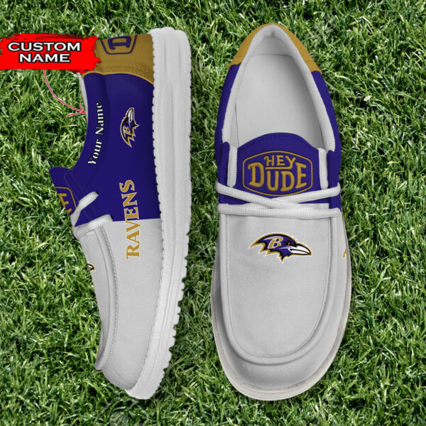 Tubopro Baltimore Ravens Personalized Hey Dude Shoes For Men And Women