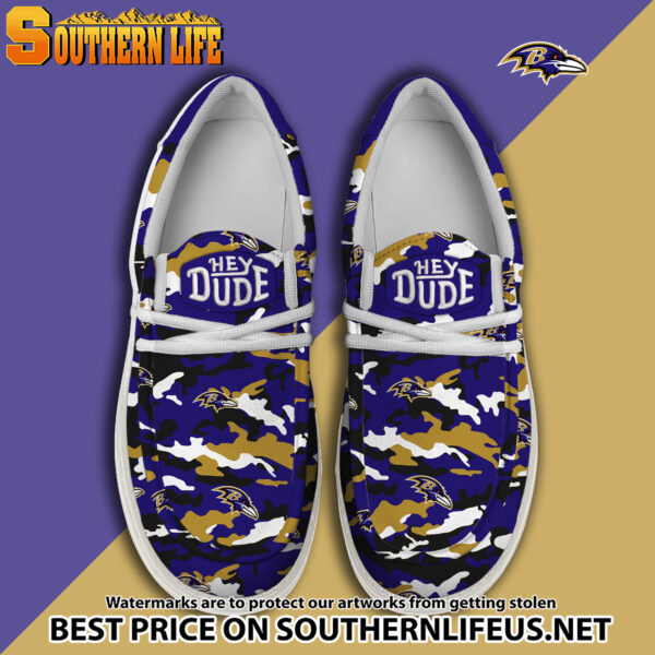 Tubopro Baltimore Ravens Personalized Hey Dude Shoes For Men And Women