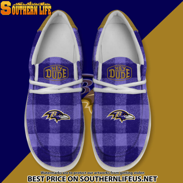 Tubopro Baltimore Ravens Personalized Hey Dude Shoes For Men And Women