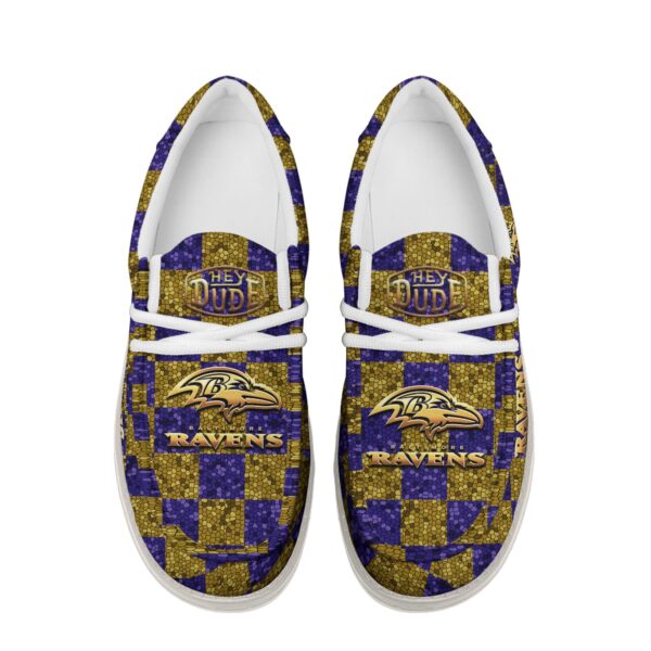 Tubopro Baltimore Ravens Personalized Hey Dude Shoes For Men And Women - Image 4