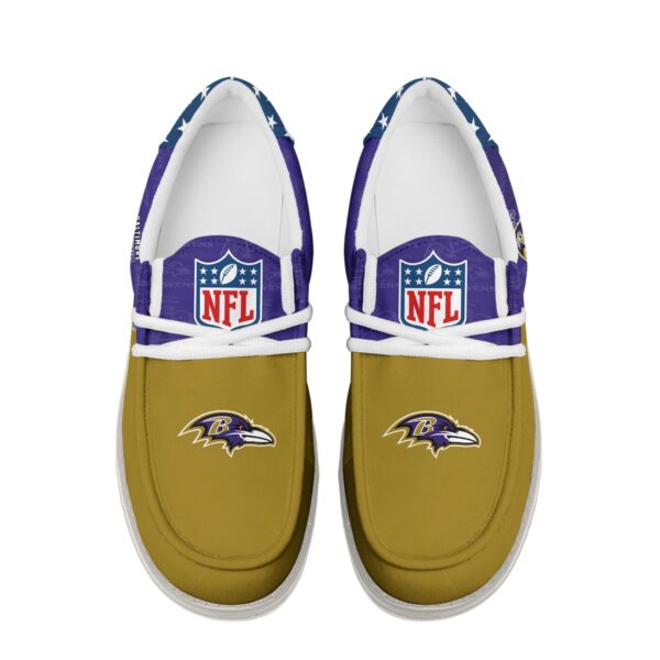 Tubopro Baltimore Ravens Personalized Hey Dude Shoes For Men And Women - Image 4