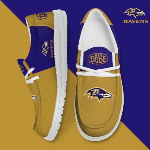 Tubopro Baltimore Ravens Personalized Hey Dude Shoes For Men And Women