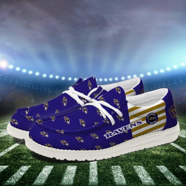 Tubopro Baltimore Ravens Personalized Hey Dude Shoes For Men And Women - Image 3