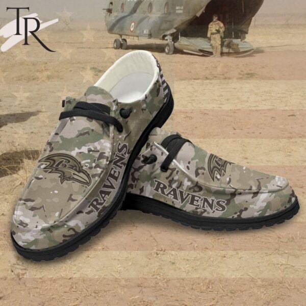 Tubopro Baltimore Ravens Personalized Hey Dude Shoes For Men And Women - Image 5