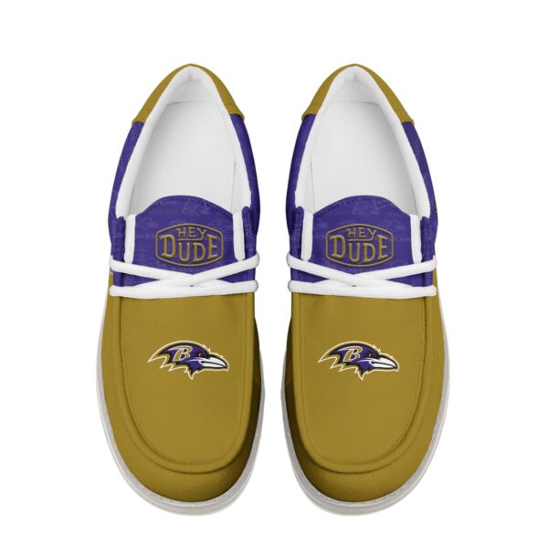 Tubopro Baltimore Ravens Personalized Hey Dude Shoes For Men And Women - Image 4