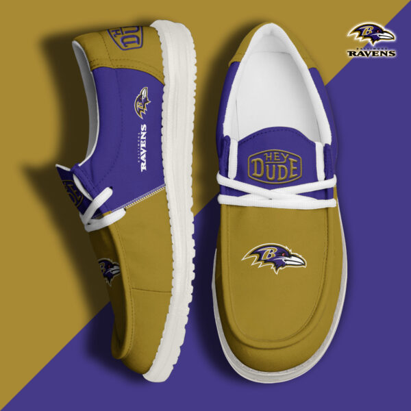 Tubopro Baltimore Ravens Personalized Hey Dude Shoes For Men And Women