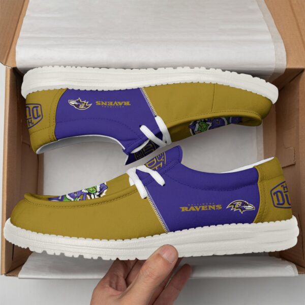 Tubopro Baltimore Ravens Personalized Hey Dude Shoes For Men And Women - Image 3