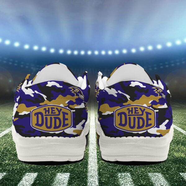 Tubopro Baltimore Ravens Personalized Hey Dude Shoes For Men And Women - Image 4