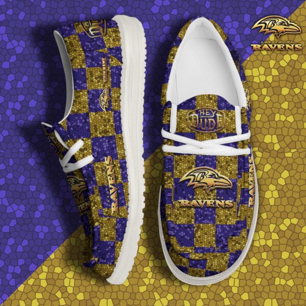Tubopro Baltimore Ravens Personalized Hey Dude Shoes For Men And Women