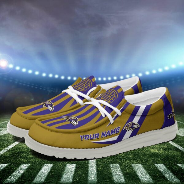 Tubopro Baltimore Ravens Personalized Hey Dude Shoes For Men And Women - Image 3