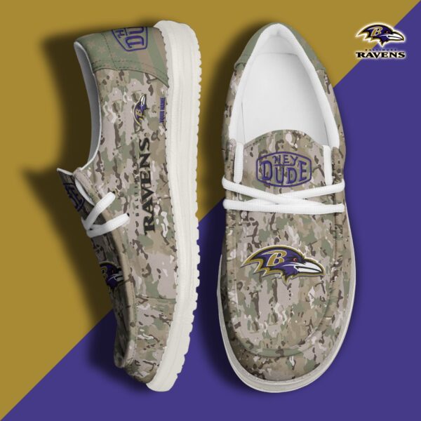 Tubopro Baltimore Ravens Personalized Hey Dude Shoes For Men And Women