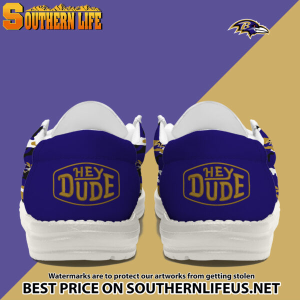 Tubopro Baltimore Ravens Personalized Hey Dude Shoes For Men And Women - Image 3
