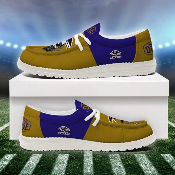 Tubopro Baltimore Ravens Personalized Hey Dude Shoes For Men And Women - Image 4