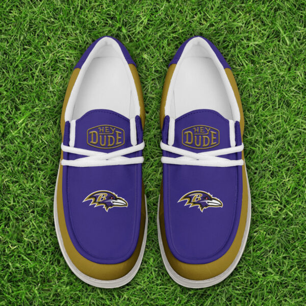 Tubopro Baltimore Ravens Personalized Hey Dude Shoes For Men And Women - Image 4