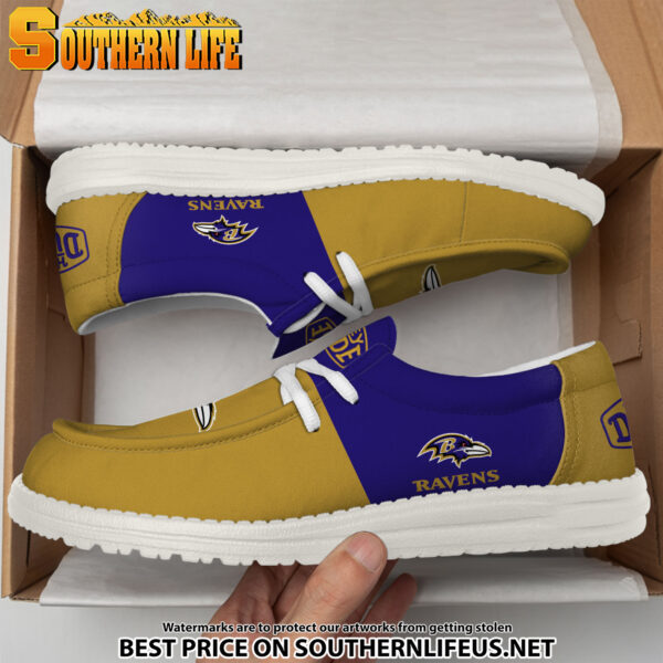 Tubopro Baltimore Ravens Personalized Hey Dude Shoes For Men And Women - Image 4