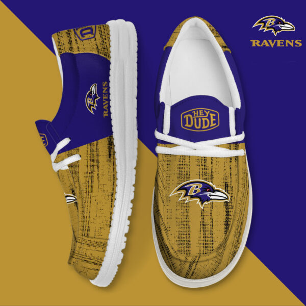 Tubopro Baltimore Ravens Personalized Hey Dude Shoes For Men And Women