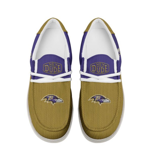 Tubopro Baltimore Ravens Personalized Hey Dude Shoes For Men And Women - Image 4