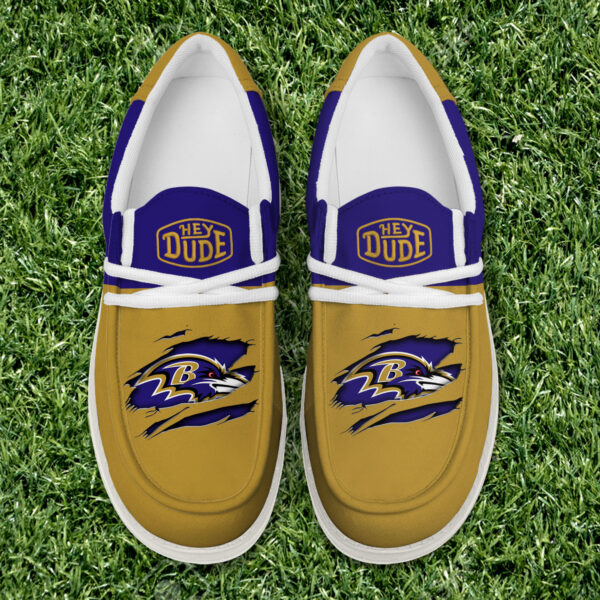 Tubopro Baltimore Ravens Personalized Hey Dude Shoes For Men And Women - Image 5