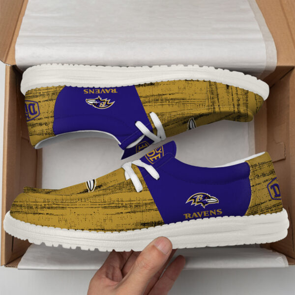 Tubopro Baltimore Ravens Personalized Hey Dude Shoes For Men And Women - Image 2