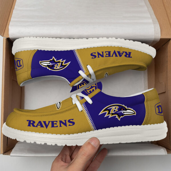 Tubopro Baltimore Ravens Personalized Hey Dude Shoes For Men And Women - Image 2
