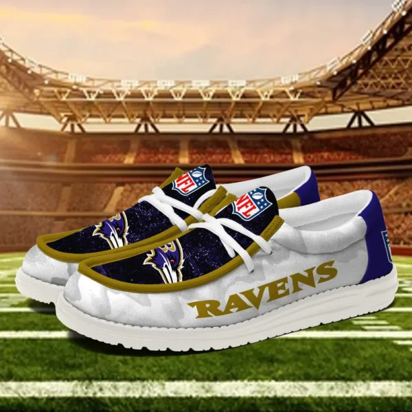 Tubopro Baltimore Ravens Personalized Hey Dude Shoes For Men And Women
