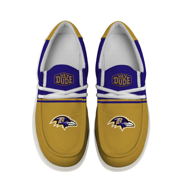 Tubopro Baltimore Ravens Personalized Hey Dude Shoes For Men And Women - Image 4