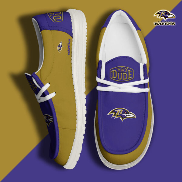 Tubopro Baltimore Ravens Personalized Hey Dude Shoes For Men And Women